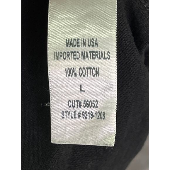 Citizens of Humanity Black Sleeveless V-Neck Muscle Tee Top Cotton Size L USA - Picture 7 of 8